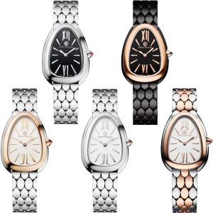 Women's Watch Designer Watch Snake Quartz Movement rostfritt stål Band Sapphire Glass Waterproof