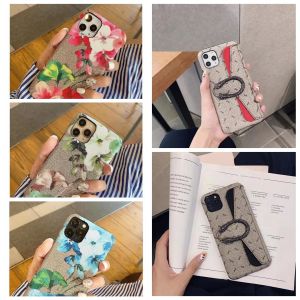 Canvas kartı cüzdan kılıfları moda tasarımcısı iPhone 14 13 12 11 15 Pro Max Xsmax XS 7 8 Plus Case Lüks Çiçek Çanta Kapağı