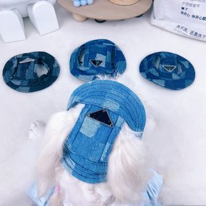 Fashion Cowboy Dog Ear Hat Adjustable Sun Protection Pet Cats Dogs Cotton Princess Hat Schnauzer Hairless Cat Teddy