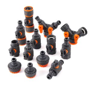 Watering Equipments 1 pc12" 34" 1" Garden Hose OnOff Quick Connector Male and Female Tap Adapter YJoint Kit For Sprinkler 230721