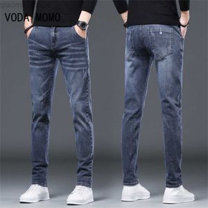 Herren Jeans 2022 Frühling und Herbst Neue Herren Klassische Mode Schwarz Gerade Bein Jeans Männer Casual Slim Größe Hohe Qualität Lange Jeans L230724