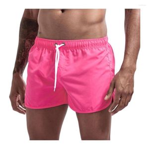 Мужские шорты 2023 Сплошная летняя пляжная одежда Комфортная быстрая сушка для мужчин и женщин фитнес.