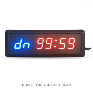 Wanduhren 1,5 GYM Crossfit Timer LED-Intervall Trainingszeit und Ruhe Abwechselnder CountdownCount-Up als Stoppuhr