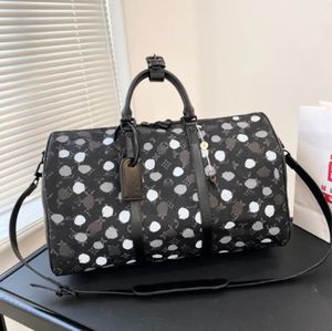 럭셔리 여성 브랜드 가방 배럴 모양의 도트 백 블랙 크로스 바디 수하물 가방