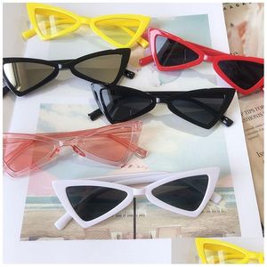 Солнцезащитные очки кошачьи глаза детские модные бренд детские солнце