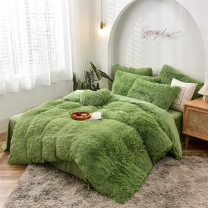 Nuovi set di biancheria da letto in velluto Visone Set di quattro pezzi Peluche di cristallo Corallo Copripiumino Copripiumino Federa Trapunte Trapunte Abiti da letto3299