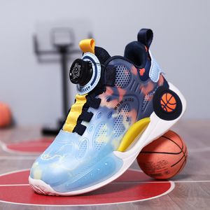 2022 nuove scarpe da basket di marca per ragazzi per bambini Sneakers suola spessa scarpe sportive per bambini antiscivolo scarpe da basket per bambini