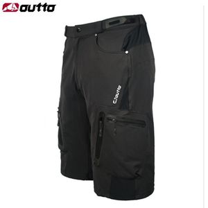 Shorts de ciclismo masculino OUTTO MTB Mountain Bike Ropa respirável Ajuste solto para esportes ao ar livre Running Shorts de ciclismo