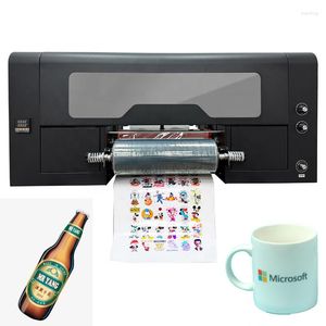 Selling Dual XP600 Print Head AB Flim Transfer Adhesive Crystal Boxes Leather Sticker Wood UV DTF Printer With Laminator