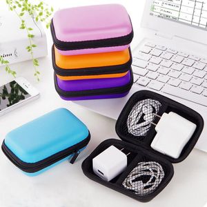 Storage Bags Hard Case Waterproof Key Coin Holder Box Travel Earphone Bag SD Card Cable Earbuds Headphones