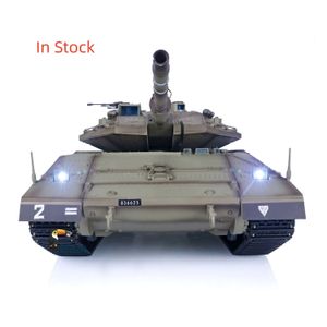 ElectricRC Car Heng Long RC Tank 116 IDF Merkava Main Battle Military 39581 Telecomando Tucano Modello di veicolo all'aperto Giocattolo Regalo per ragazzo 230724