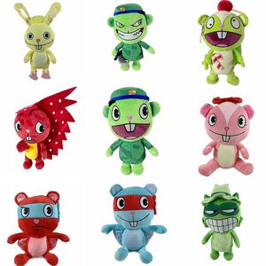 Fabrikgroßhandel 28 cm 9 Stile Happy Tree Friends Militär Flippy Plüschtiere Film- und Fernsehperipheriepuppen Kindergeschenke