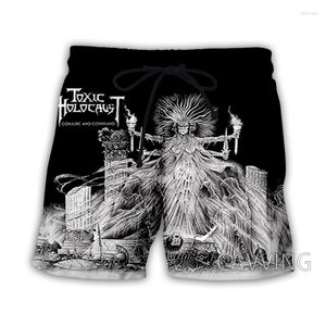 Men's Shorts Fashion Women/men's 3D Print Toxic Holocaust Summer Beach Streetwear Men Quick Dry Vacation Casual