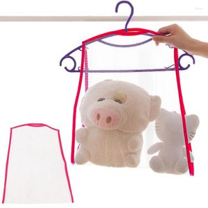 Hangers Huishouden Droogkussen Netto Opvouwbaar Mesh Speelgoed Rek Draagbare Hang Houder Voor Koesteren Kussens Handdoek Sokken