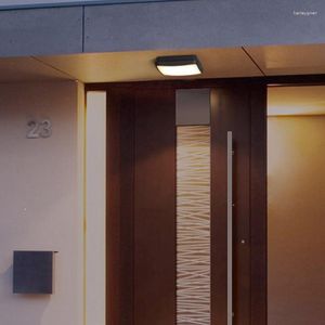 Lampy sufitowe Lampa balkonowa LED Outdoor Gate Courtyard Wodoodporne owady i wilgoć odporne na wilgoć 2023