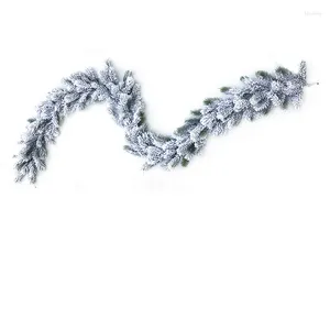 Decorative Flowers Factory-direct Wholesale Christmas Green Pine Leaf Wedding Door Arch Hanging Garland