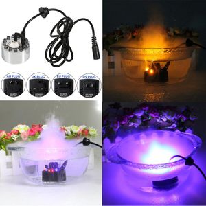 Luftfuktare Nya 12 LED 20mm Mist Maker Misting Fogger Fog Water Fountain Pond Atomizer Air Firidifier Aquarium Crafts D35