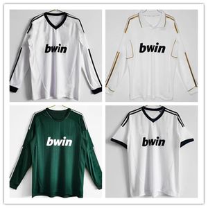 Camisas de futebol retrô 2011 2012 2013 camisas de futebol manga longa RAUL HIERRO futbol camisa camisa camisa de futebol clássico de futbol Tailândia camisa