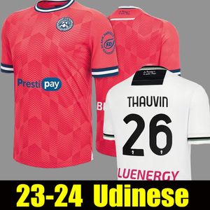 23 24 Udinese Calcio Fußballtrikots 2023 2024 THAUVIN BETO LOVRIC Auswärts Samardzic BIJOL Deulofeu Fußballtrikot-Kits