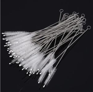 100X Pipe Cleaners Nylon Straw 17cm Length Drinking Straws Brushes for Sippy Cup Bottle and Tube LL