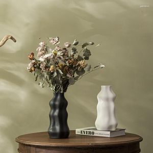 Wazony Nowoczesne ceramiczne modelowanie ciała wazon wazon ludzki garnek nordycka sztuka kreatywność do domu w salonie wystrój biura