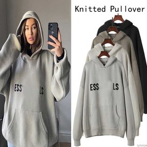 2023 Designer Essentialshirt Strickpullover für Männer und Frauen Casual Loose Oversize Sweatshirt Essentialclothing Hoodie Pullover High Street Fashion Qi7l