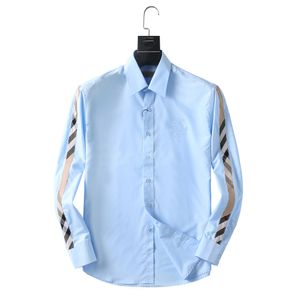 camicie da uomo firmate vestono moda casual business sociale e camicia da cocktail marca primavera autunno dimagrante l'abbigliamento più alla moda