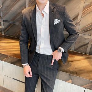 Ternos masculinos 4XL 5XL Casamento para homens Casaco Calça Design Mais Recente Homme Mariage Business Social Blazer Jaqueta Conjunto 2 Peças