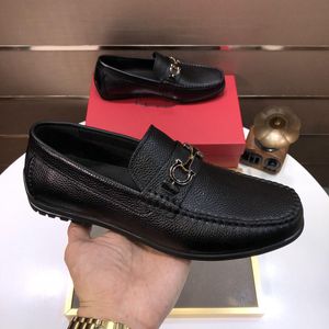 2023 Nazik Tasarımcılar İçin Kaliteli Siyah Resmi Elbise Ayakkabı Erkekler Gerçek Deri Ayakkabı Yuvarlak Ayak parmakları Marka Marka İşkar Oxfords Loafers Düğün Boyutu45