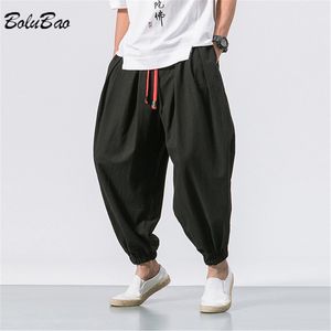 Мужские брюки Bolubao Spring Men Loose Harem китайский белье избыточный вес.