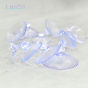 Cushion 30pcs/50pcs/100pcs Transparent Suction Cup Silicone Suction Cup Powerful Suction Cup Wall Kitchen Bathroom Glass Hooks Supplies