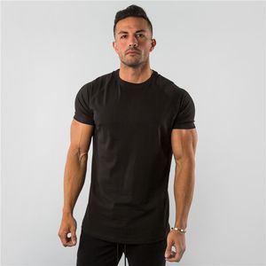 Мужские рубашки летние сплошные хлопковые футболка с коротким рукавом мужская одежда для спортзала