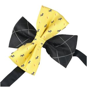 Bow Ties Design Mix Colors Classic Tie Floral Mens Bowtie Polyester Jacquard Plaid Bows Male Party Wedding Fashion Accessories Drop D Dhsox