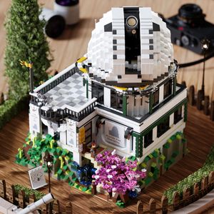 Action Toy Figure 2023 Bricklink Mountain View Observatory Building Blocks Architettura Giocattoli modulari per bambini 910027 230724