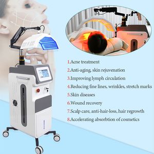 PDT/LED -maskin 7 Färg LED FACIAL FOTON PDT LED -ljusterapimaskin Hudföryngring LED Wrinkle Remover Acne Treating Skin Drawning Equitment