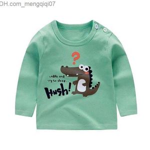 T-shirt Neonate Ragazzi Tshirt Manica lunga Bambini Cotone Top per bambini Dragon Print Toddler Girl Abbigliamento invernale 220812 Z230724