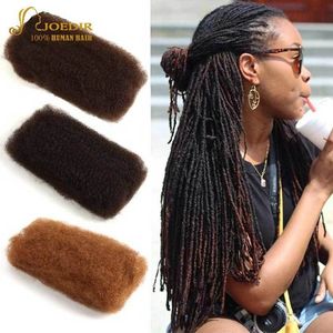 Lace Joedir Cabelo Brasileiro Afro Kinky Curly Volume Cabelo Humano Para Trança dreadlocks Cabelo Crochê Trança cabelo 10-22