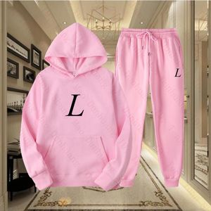 Women Tracksuits Two Pieces Sets Female Hoodie Jackets Pants With Letters print Lady Jumpers Woman louiseitys Tracksuit viutonitys sportswear Men fitness suits
