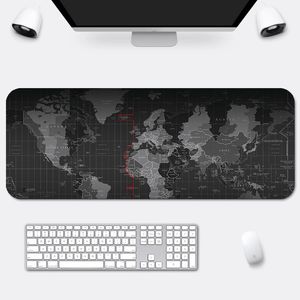 Gaming Mouse Pad Большая накладка мыши Big Mouse Computer Computer Mousepad Cared World Map Mause Pad Настольная клавиатура мыши коврик