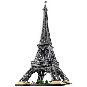 Action Toy Figure ICONE 10307 Torre Eiffel 150CM Architettura Città Modello Building Set Blocchi Mattoni Giocattoli per adulti Regalo per bambini 10001 Pezzi 230724