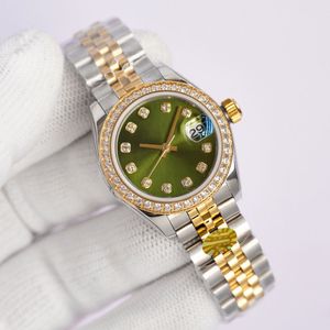 Avancerad lyxig kvinnors klocka mekanisk klocka designer titta på mode titta 28mm 36mm rostfritt stål rem safir spegel skicka flickvän titta på diamant set watch watch watch