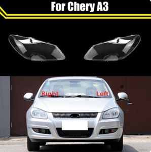 Car Front Headlamps Headlights Glass Lamp Shell Transparent Lens Cover Lampshade Lampcover Auto Light Housing Case For Chery A3