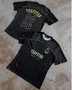 designer Tees Trapstar T-shirt da uomo Street Fashion Brand Gradient Sports Maglia da basket manica corta Soccer Tee Mesh Motion current 554ess