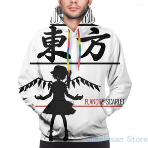 Erkek Hoodies Mens Sweatshirt Kadınlar için Komik Flandre Scarlet - Touhou Projesi Baskı Gündelik Hoodie Streatwear