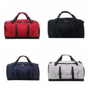 Gym Duffle Bag Kvinnor Män Vattentät sport Duffel Väskor Travel Weekender Bag Nylon Kvalitet över natten Väska med skorfack