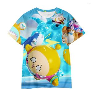 Camisetas masculinas 2023 impressão 3D DANZA I Party Kids Shirt Fashion Casual Cartoons T-shirt Boy Girl Clothes Handsome Respirável