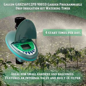 Equipamentos de rega Home Garden Edifícios Timer Can Dispositivos automáticos de irrigação por gotejamento Equipamento Plantas de jardinagem Aspersor 230721