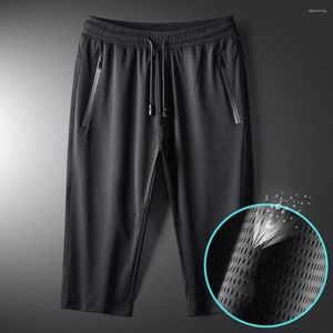 Running Shorts Summer Mesh Cool Men's Breathable Sportswear Short Pants Gym Basketball Training And Exercise Sweatpants Male