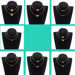 Collana Orecchini Set Classico Bracciale In Acciaio Inossidabile Gioielli Uomo Donna Moda Regali