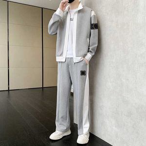 Designer Crocodile Coat Men 2023 Fashion Spring New Trend Simple Men's Sports Casual Suit med stilig hoodiexz7